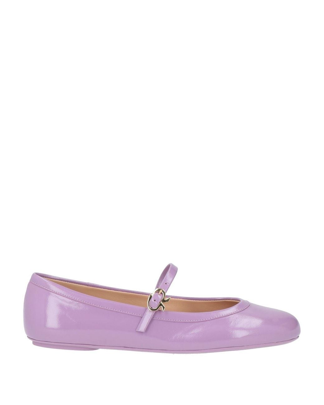 Gianvito Rossi Purple Ballet Flats