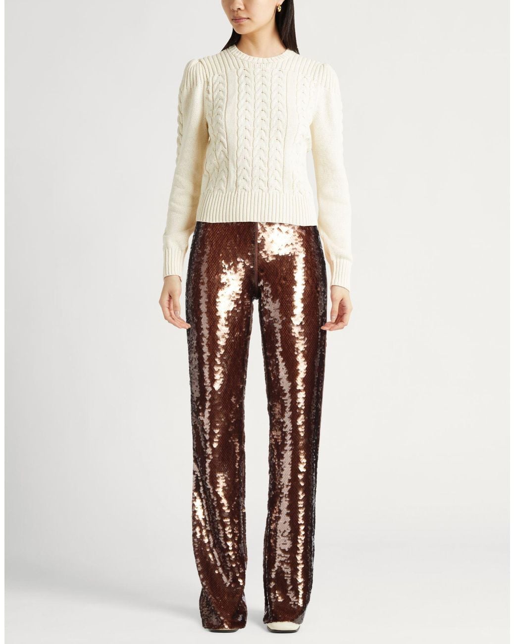 Alberta Ferretti Brown Pants