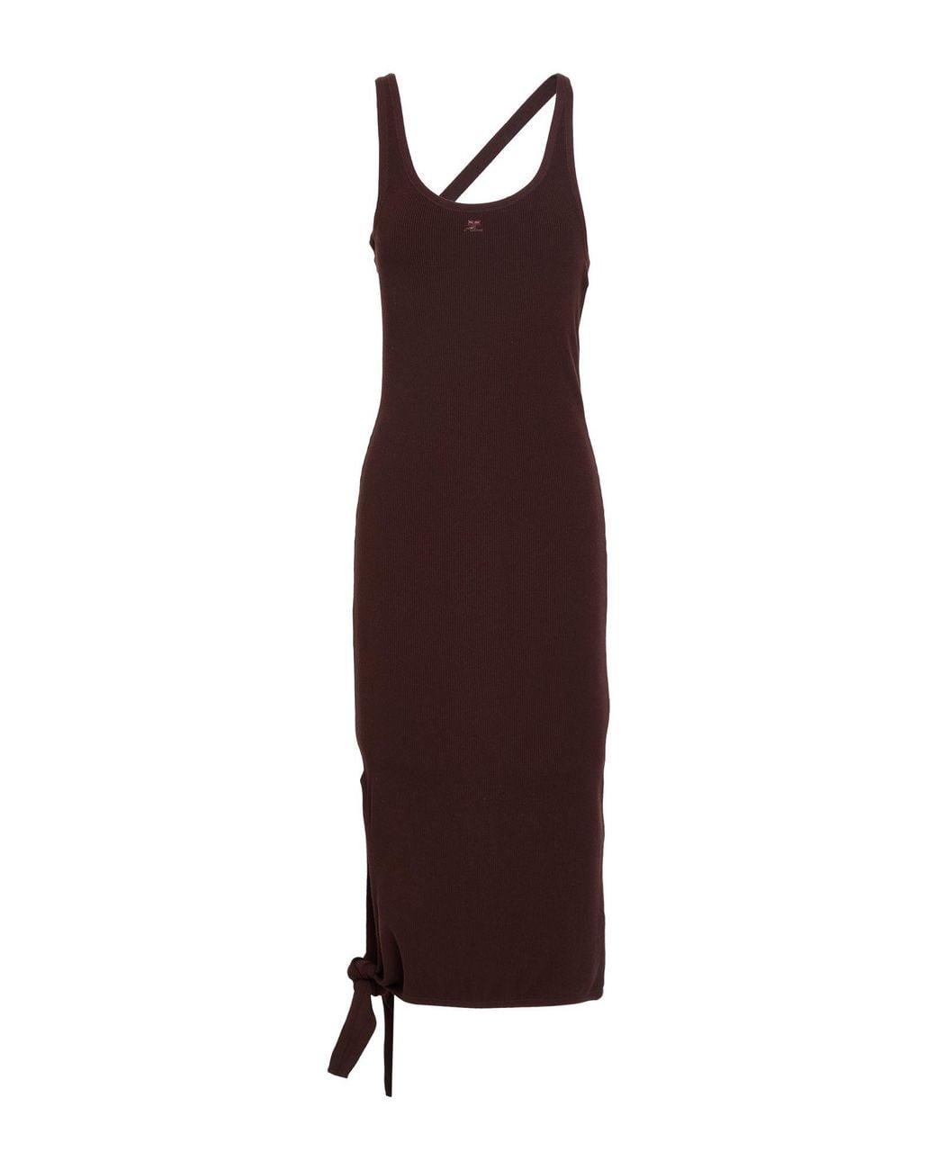Courreges Purple Midi Dress