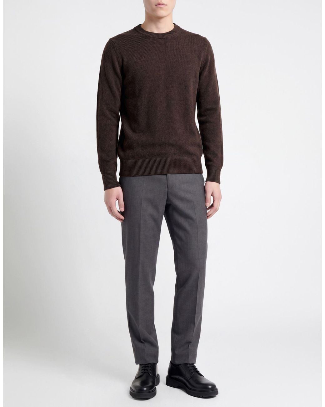 Aragona Brown Jumper for men