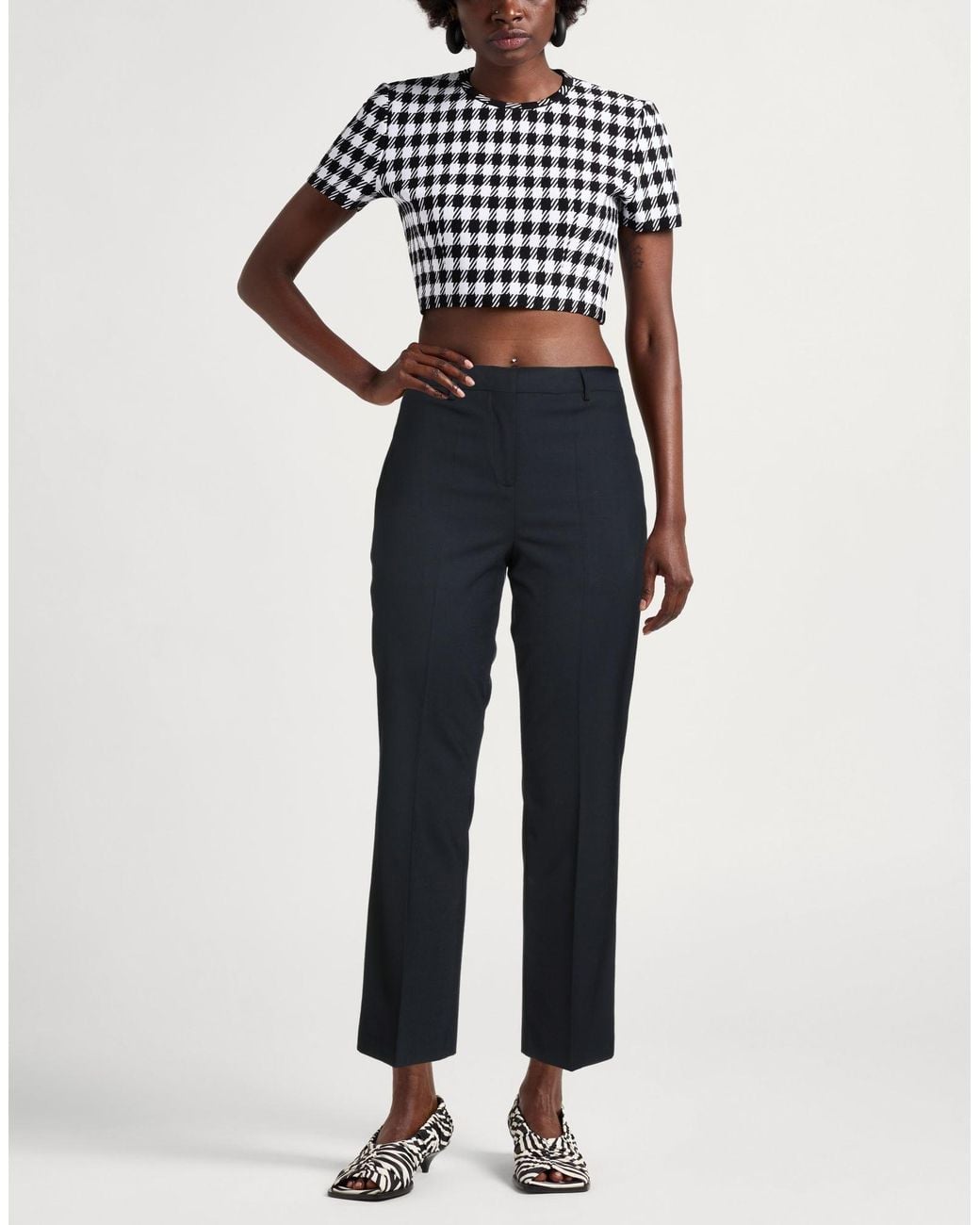 Semicouture Blue Trouser