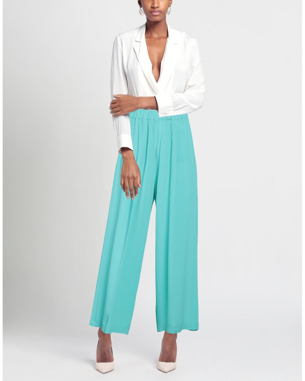 Semicouture Blue Trouser