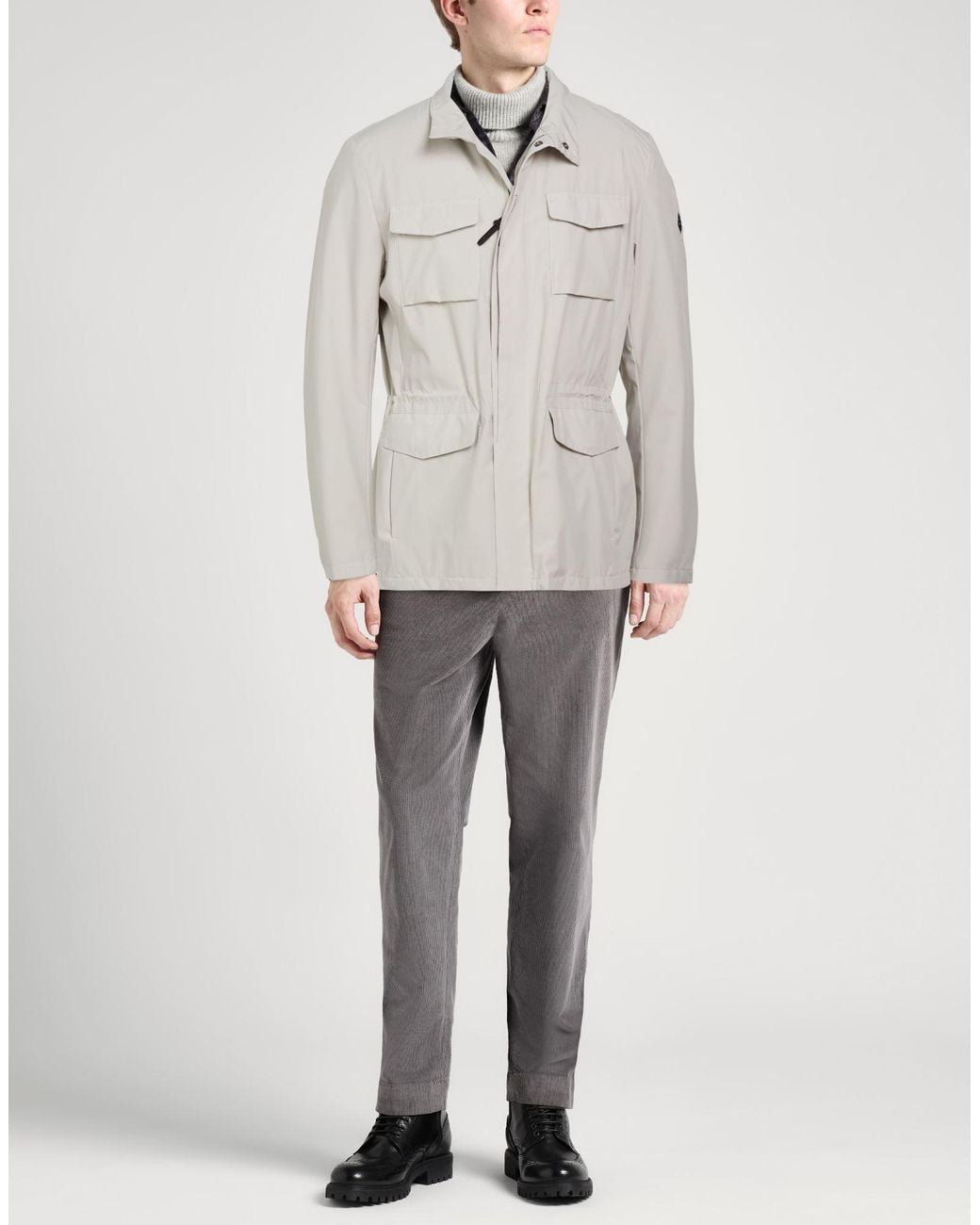 Hackett Gray Jacket Polyester for men
