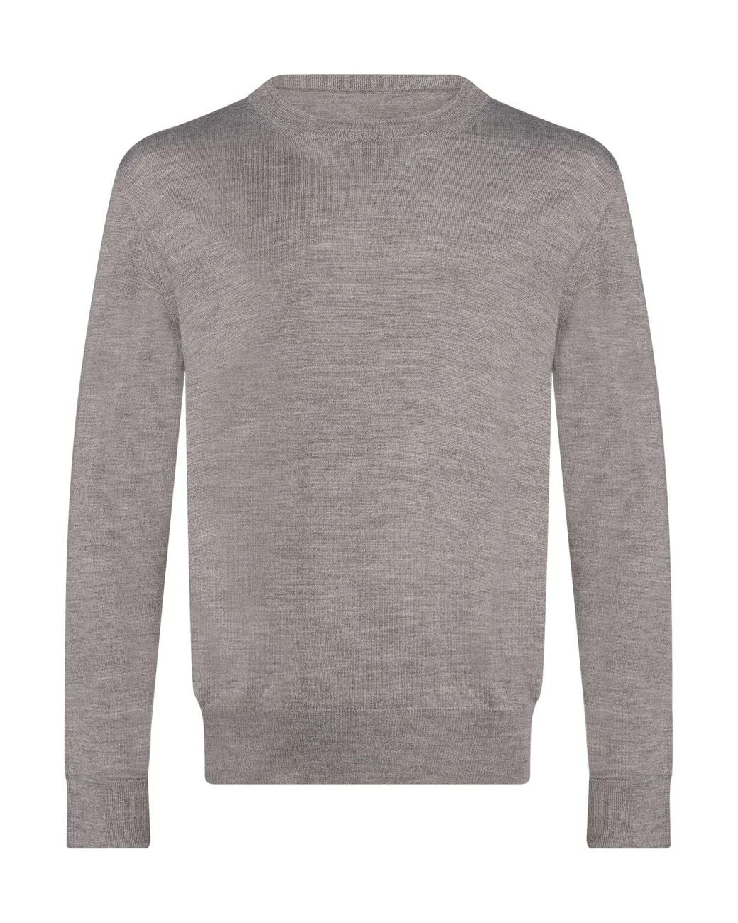 MM6 by Maison Margiela Gray Sweater Virgin Wool, Acrylic for men