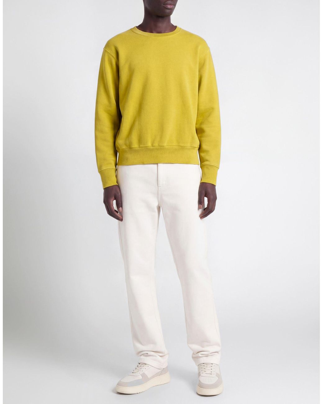 Les Tien Yellow Sweatshirt Cotton for men