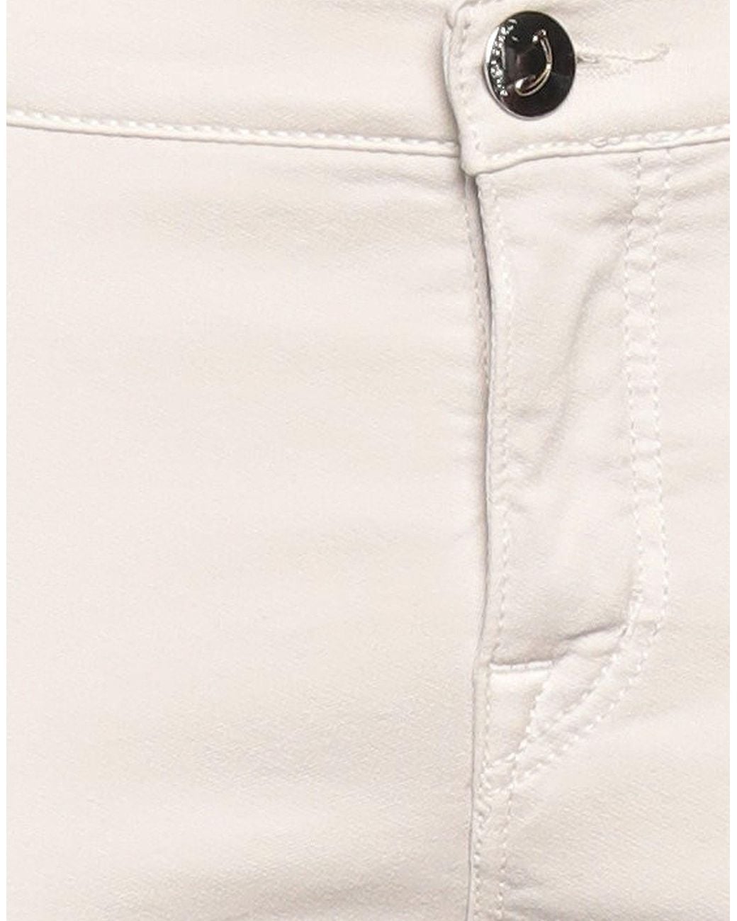 Jacob Cohen White Pants Cotton, Polyester, Elastane
