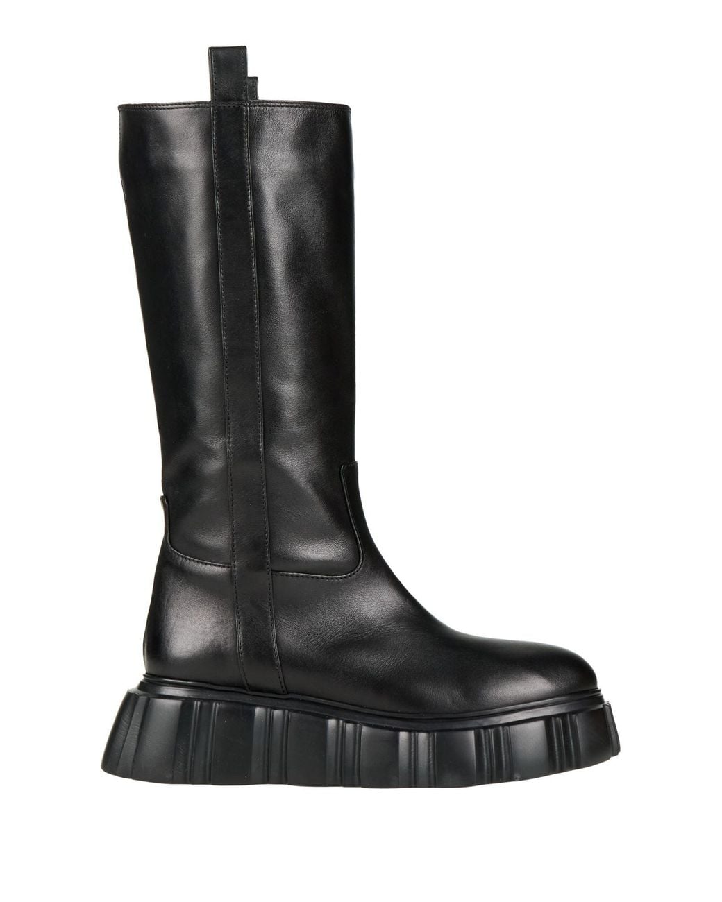 Semicouture Black Boot Leather