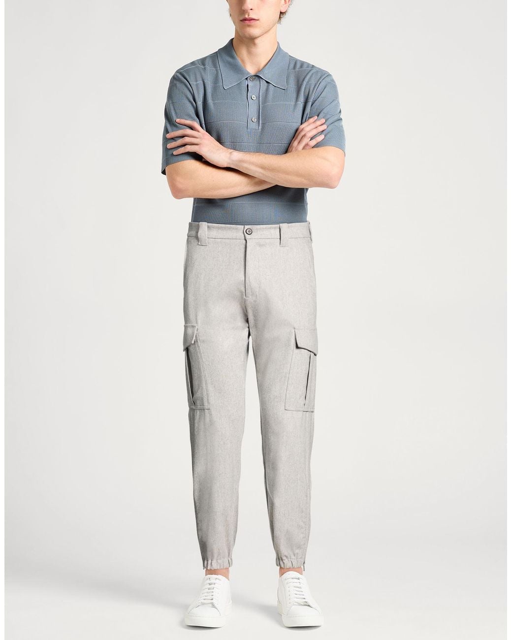 Eleventy Gray Trouser for men