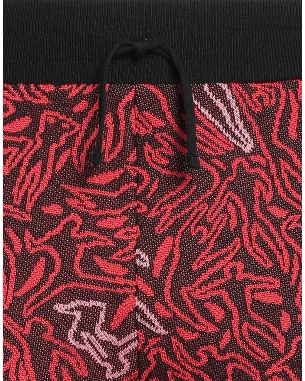 Missoni Red Missoni Pants Polyester, Cotton for men