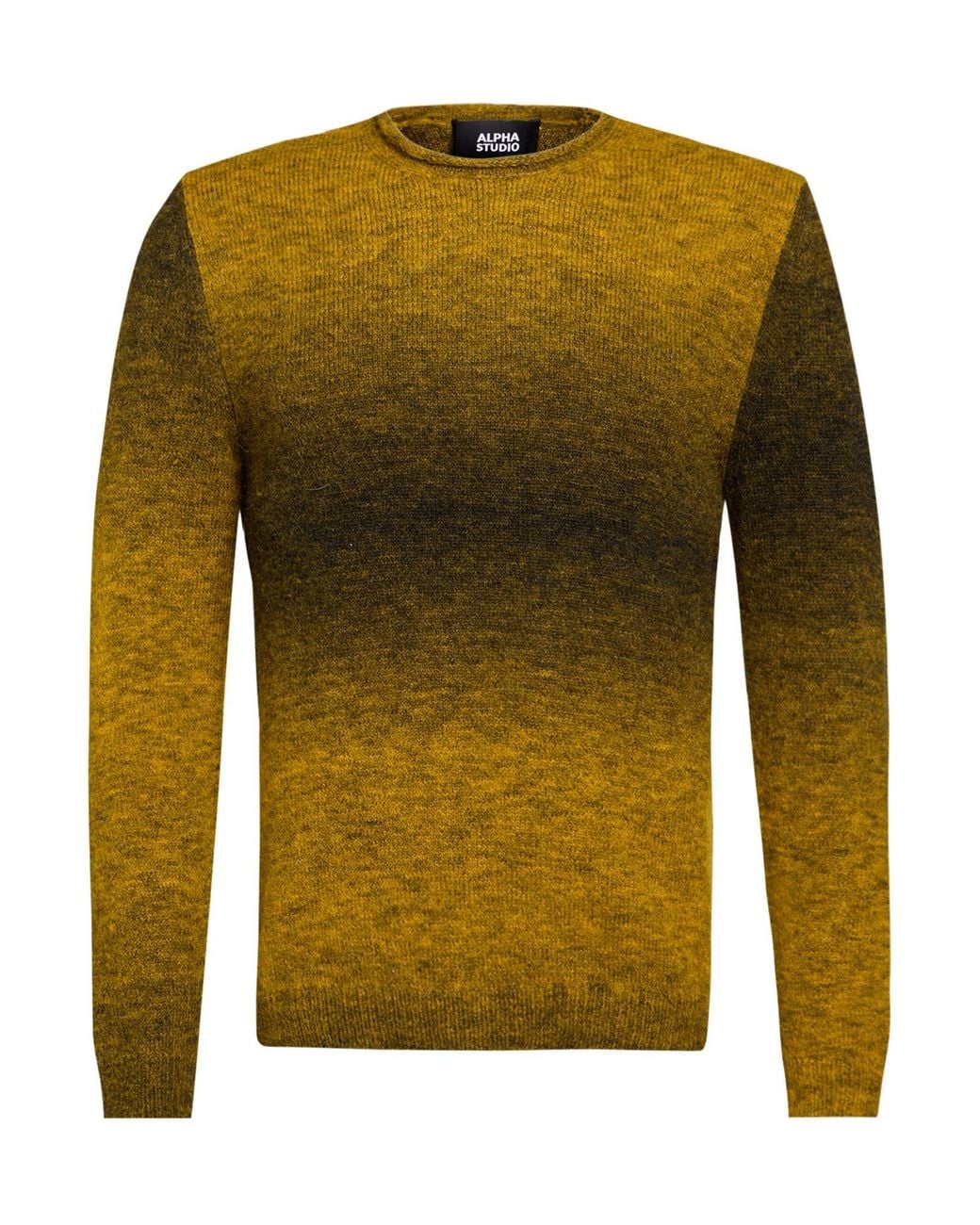 Alpha Studio Green Sweater Alpaca Wool, Recycled Polyamide, Polyamide for men