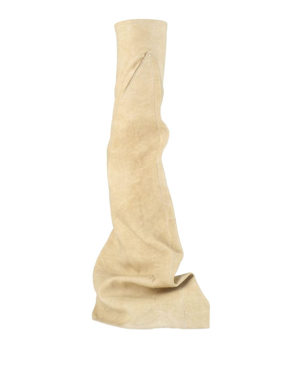 Rick Owens White Boot Textile Fibers, Synthetic Material for men
