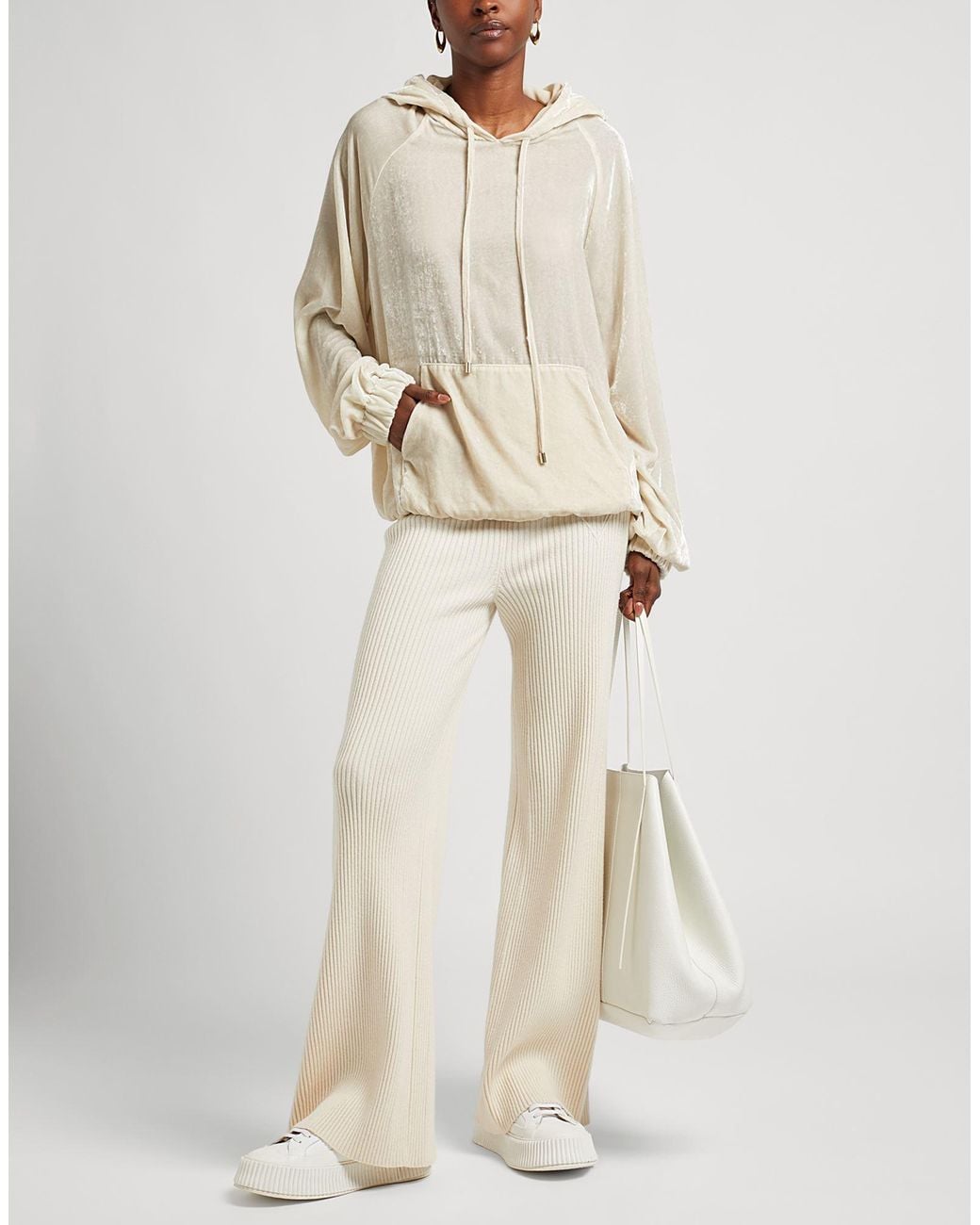 Semicouture White Sweatshirt