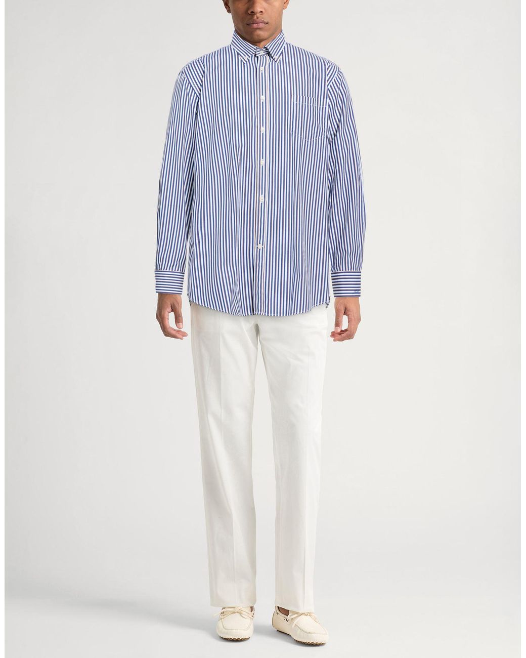 Paul & Shark Blue Shirt Cotton for men