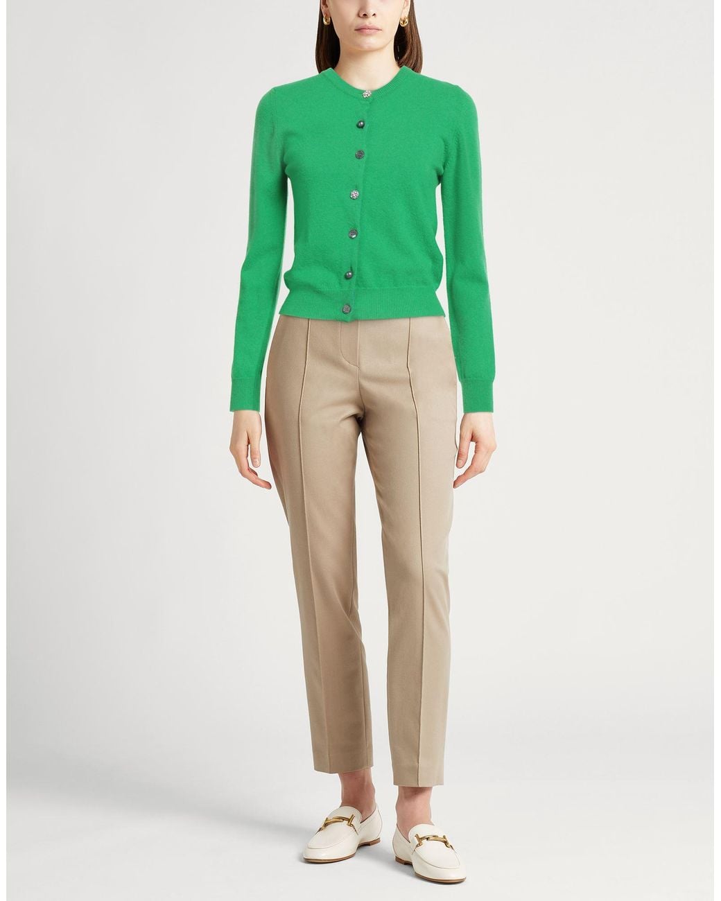 Jucca Green Cardigan Virgin Wool