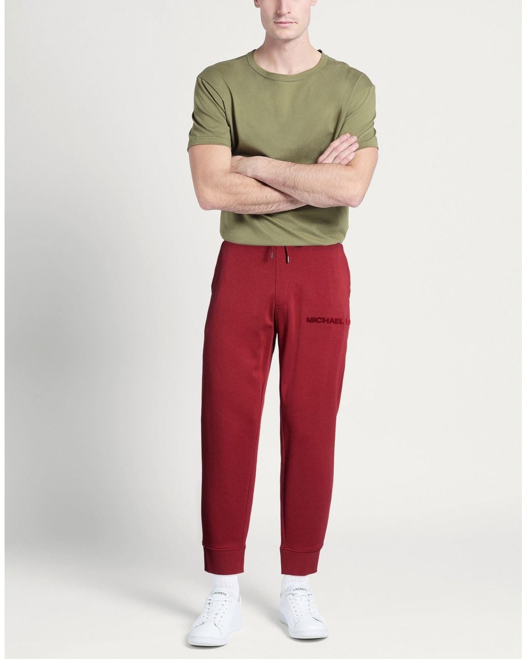 Michael Kors Red Pants for men