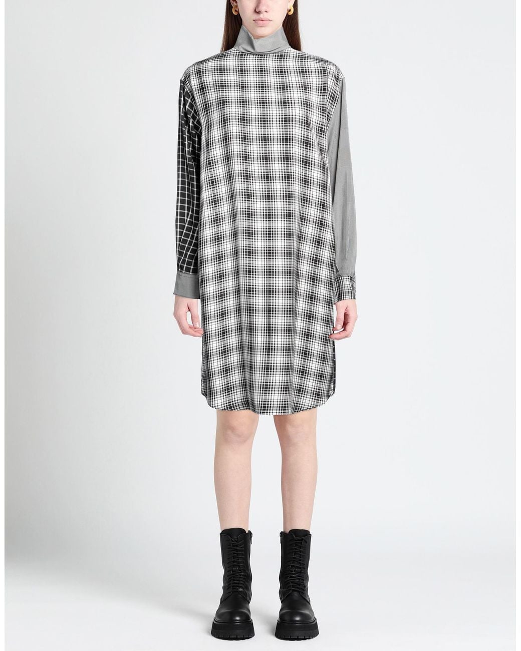 Aspesi Gray Midi Dress
