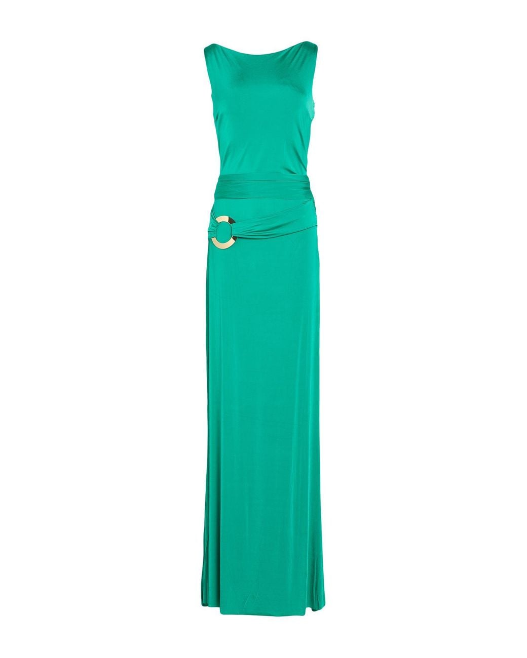 La Petite Robe Di Chiara Boni Green Maxi Dress Viscose, Elastane