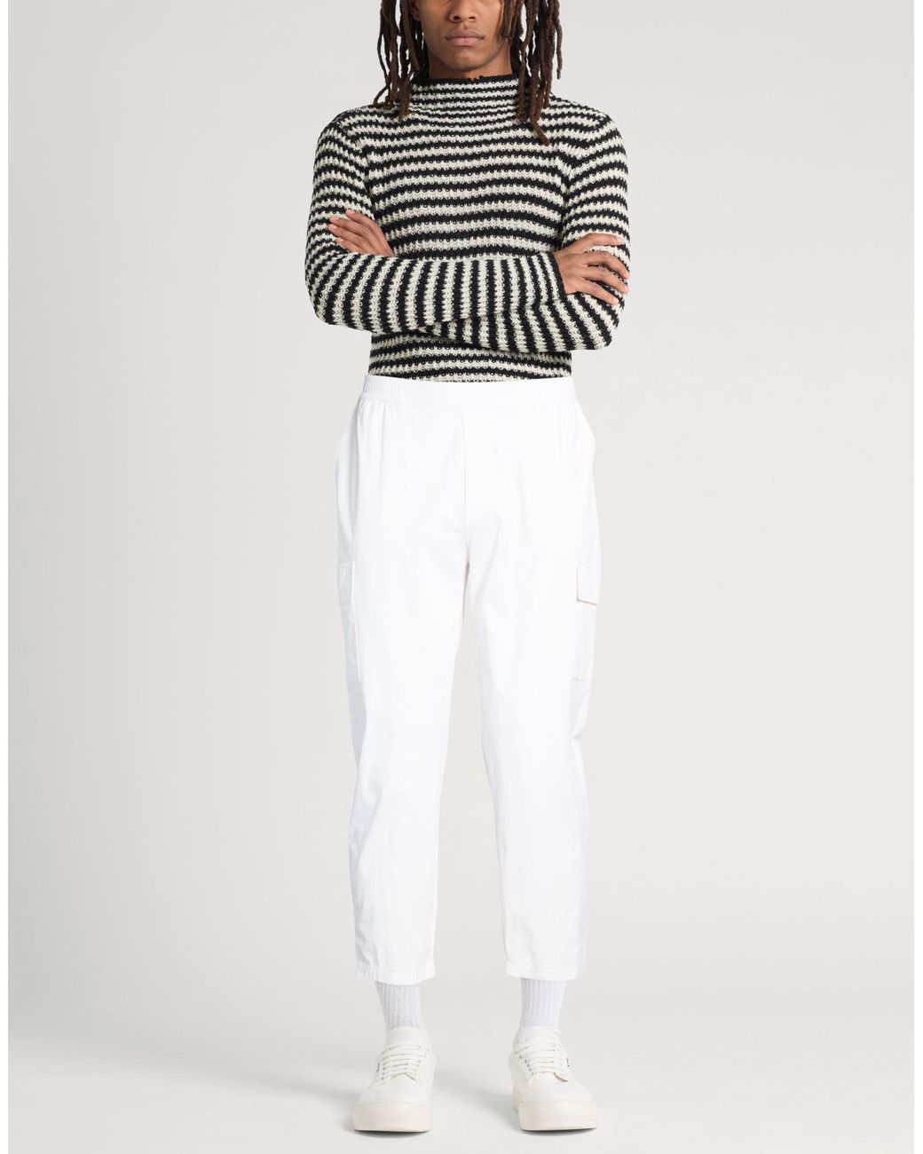 KIRED White Pants Polyamide, Elastane for men