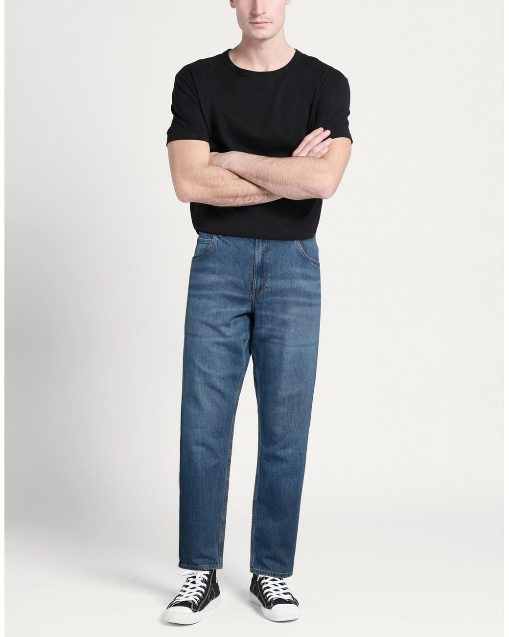 Timberland Blue Jeans Cotton, Lyocell, Elastane for men