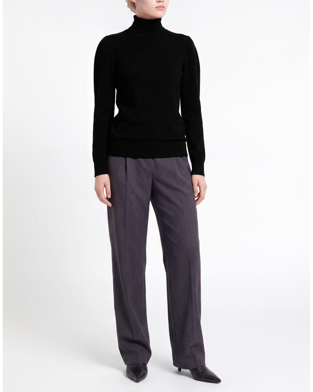 Gran Sasso Black Turtleneck