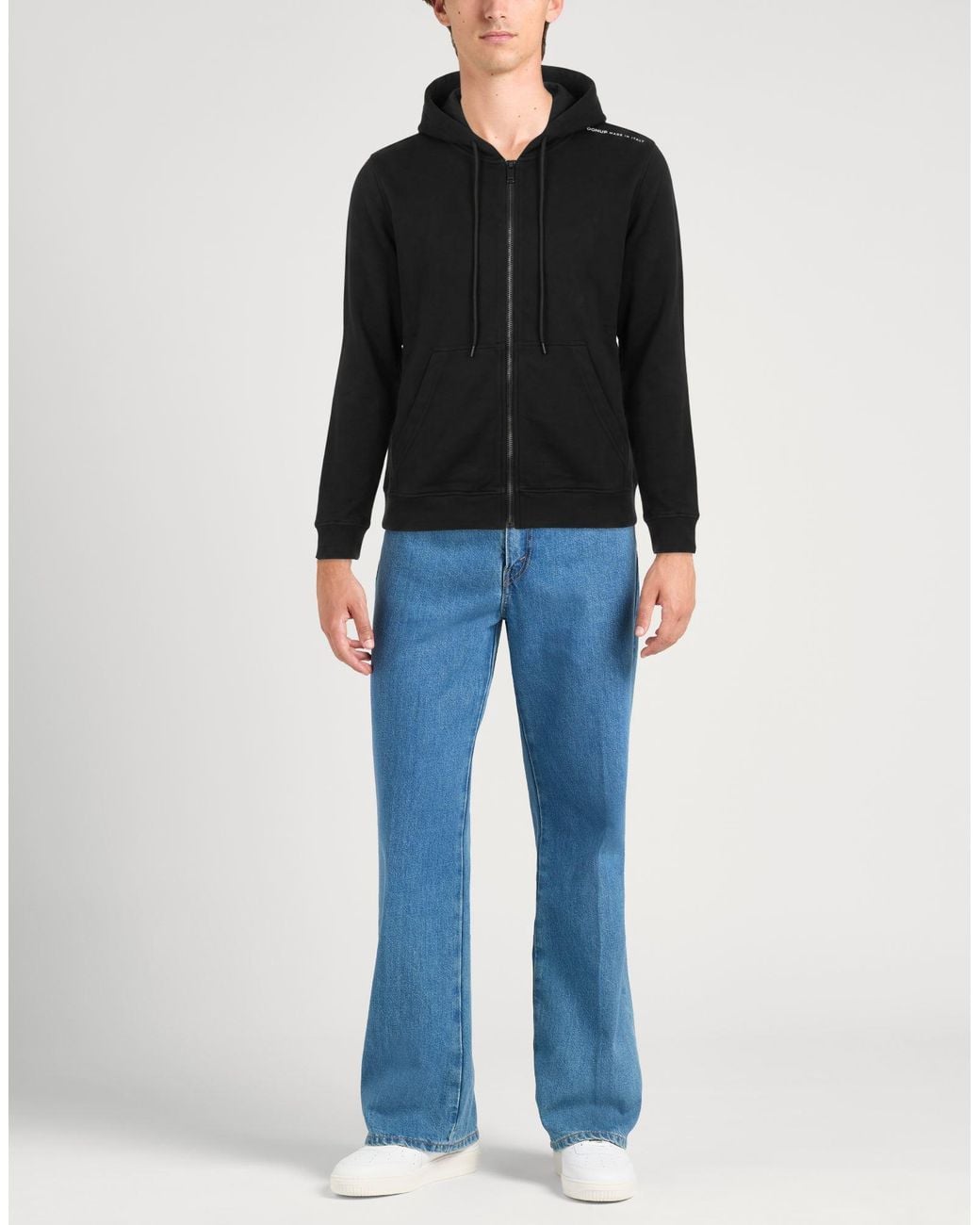 Dondup Black Sweatshirt Cotton for men