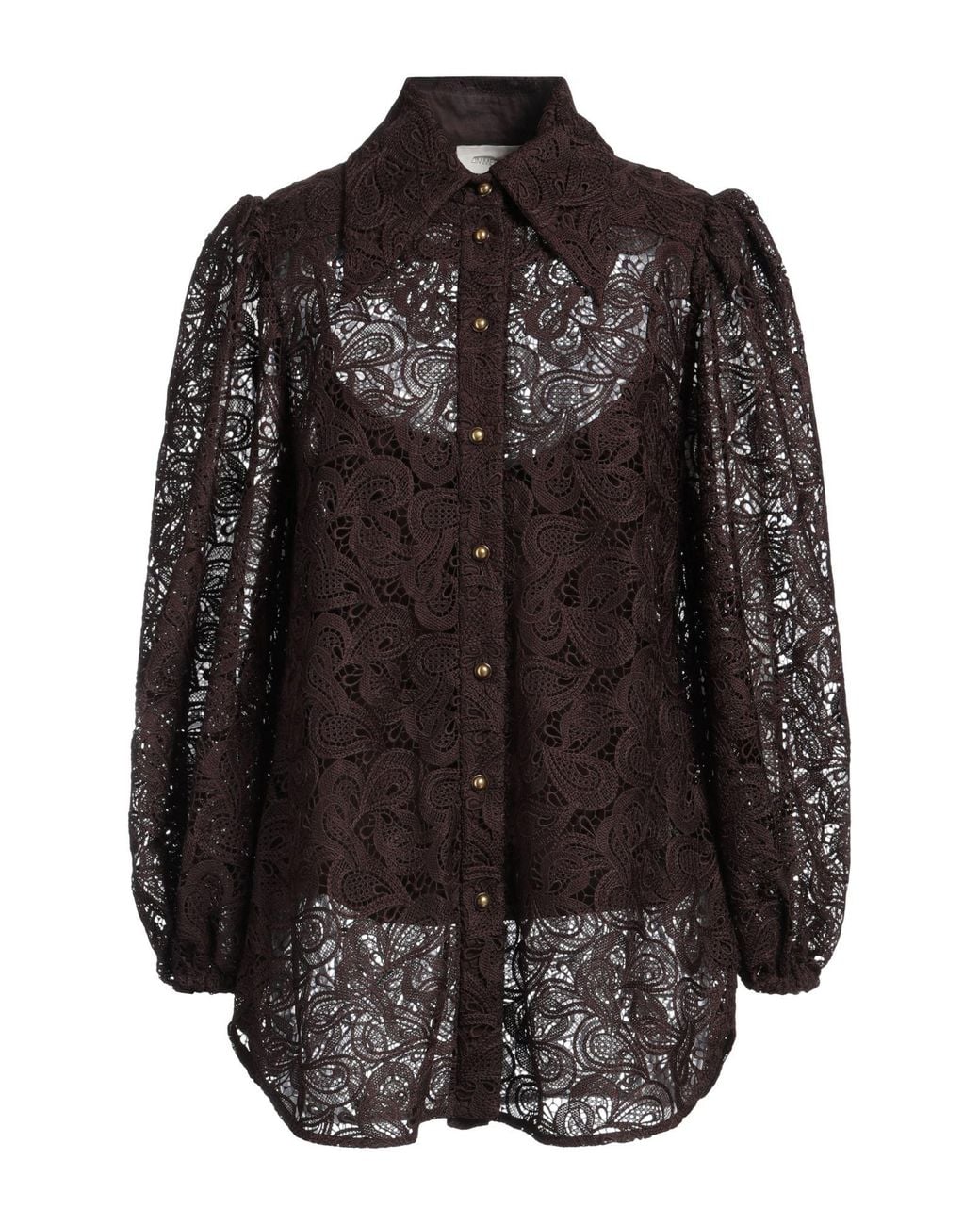Zimmermann Black Shirt Polyester, Cotton
