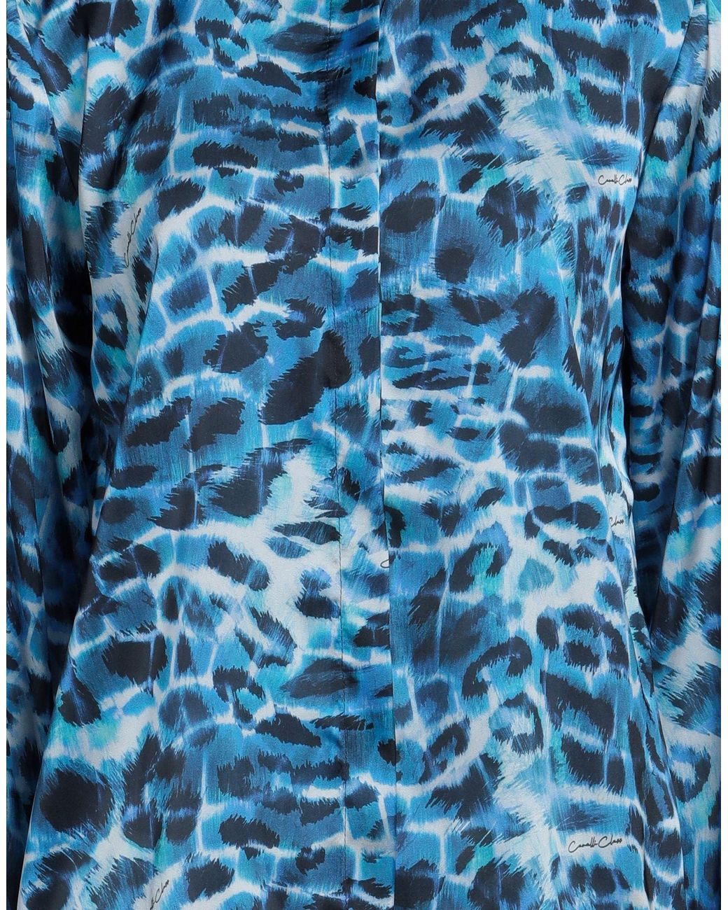Roberto Cavalli Blue Shirt
