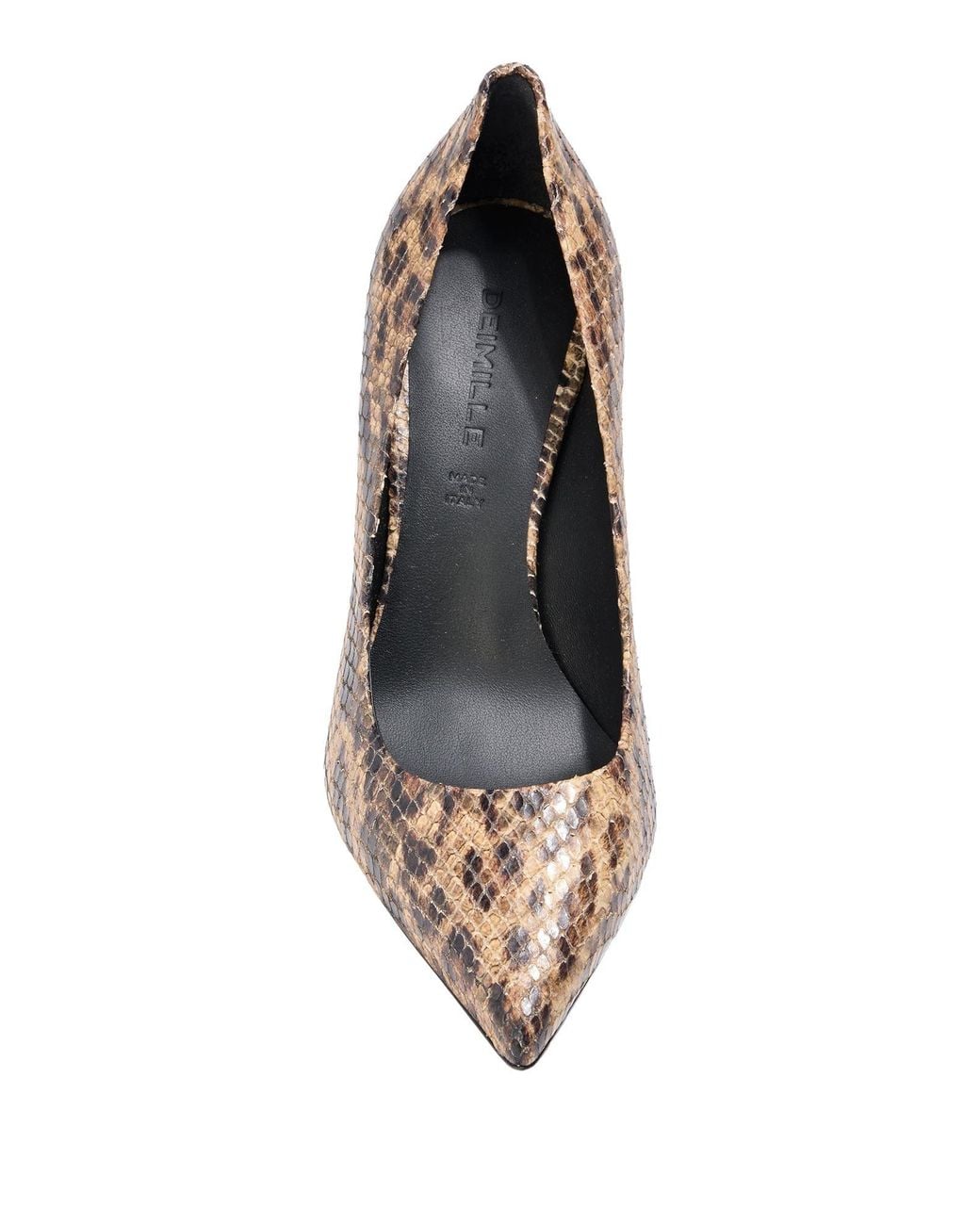 Deimille Metallic Pumps Leather