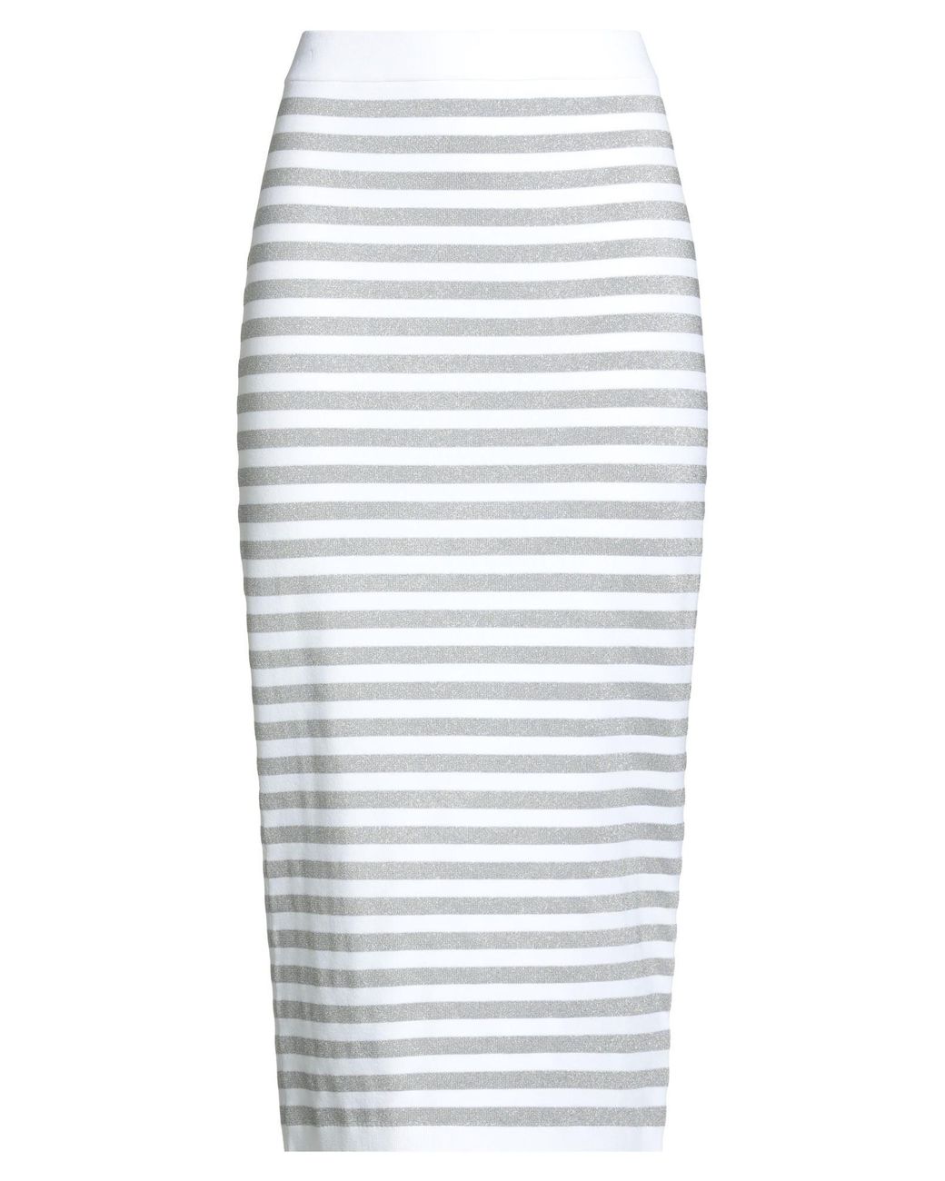 MICHAEL Michael Kors Gray Midi Skirt
