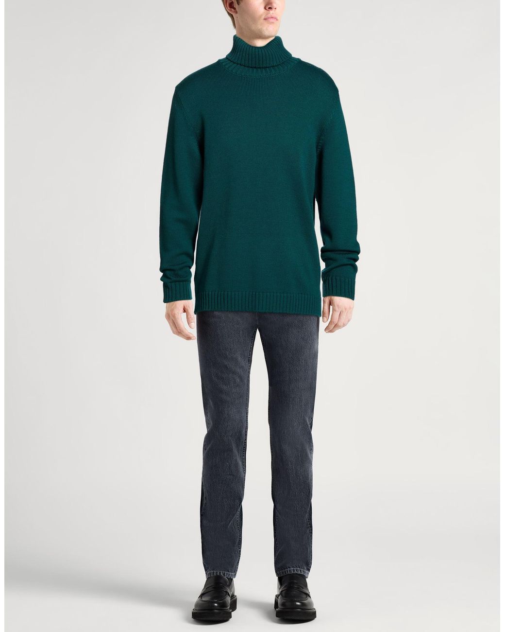 Zanone Green Turtlenecks for men