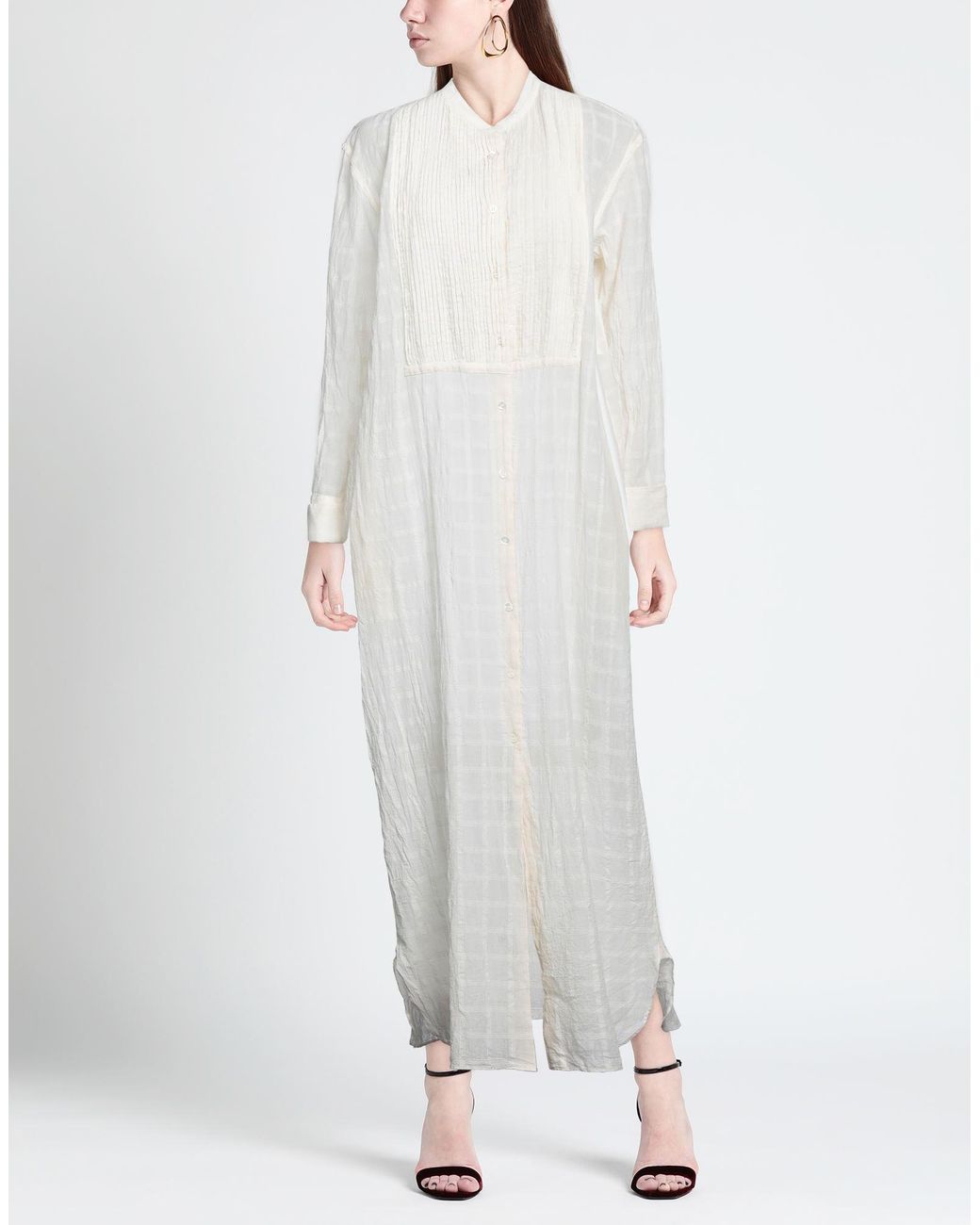 Aspesi White Maxi Dress