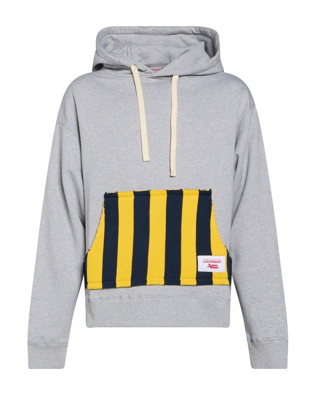 Charles Jeffrey Gray Sweatshirt Organic Cotton for men