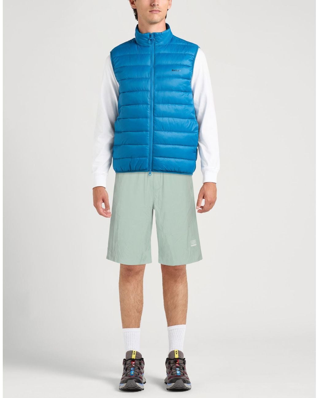 MM6 MAISON MARGIELA X SALOMON Green Light Shorts & Bermuda Shorts Polyamide, Elastane for men