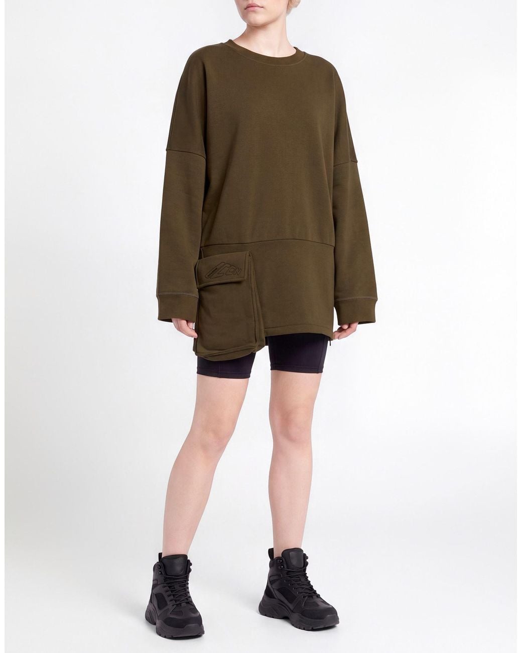 DSquared² Green Mini Dress Cotton, Polyester