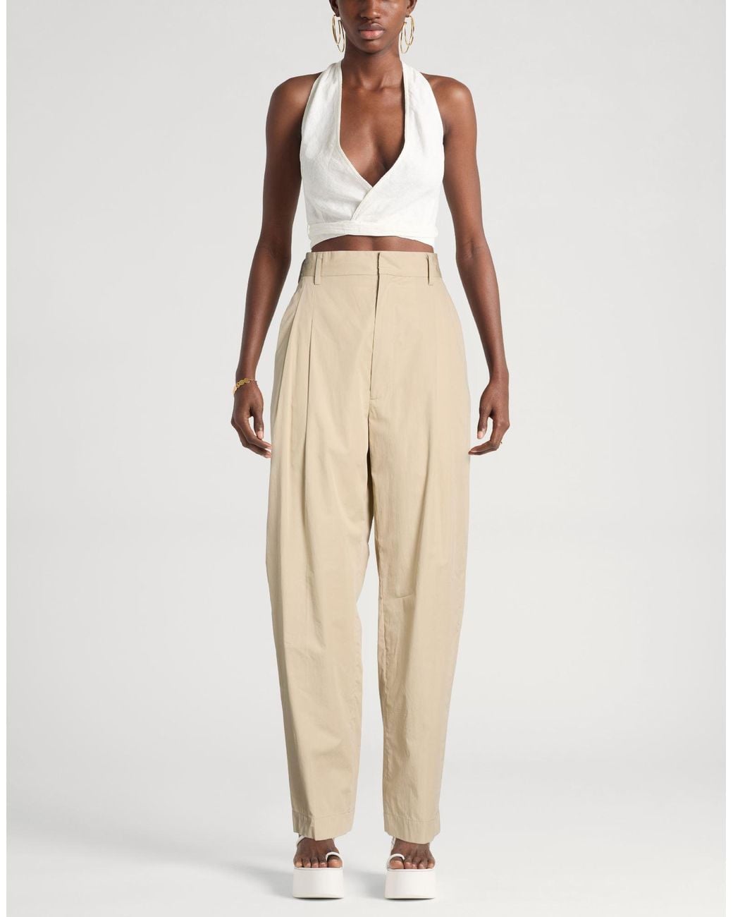 Pantalone di Hache in Natural