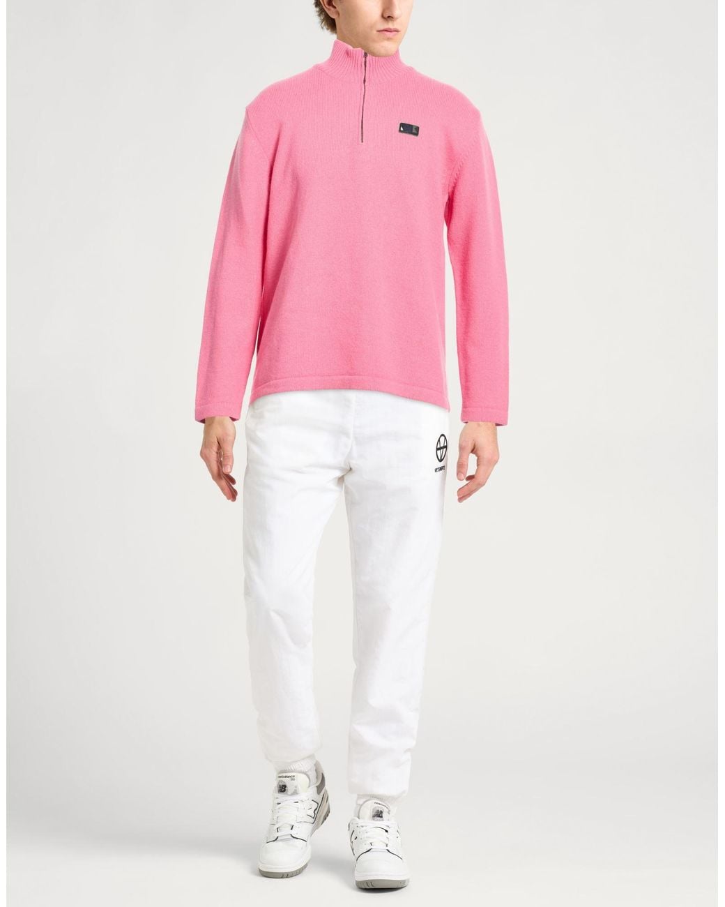 Maison Kitsuné Pink Sweater Merino Wool, Cashmere for men