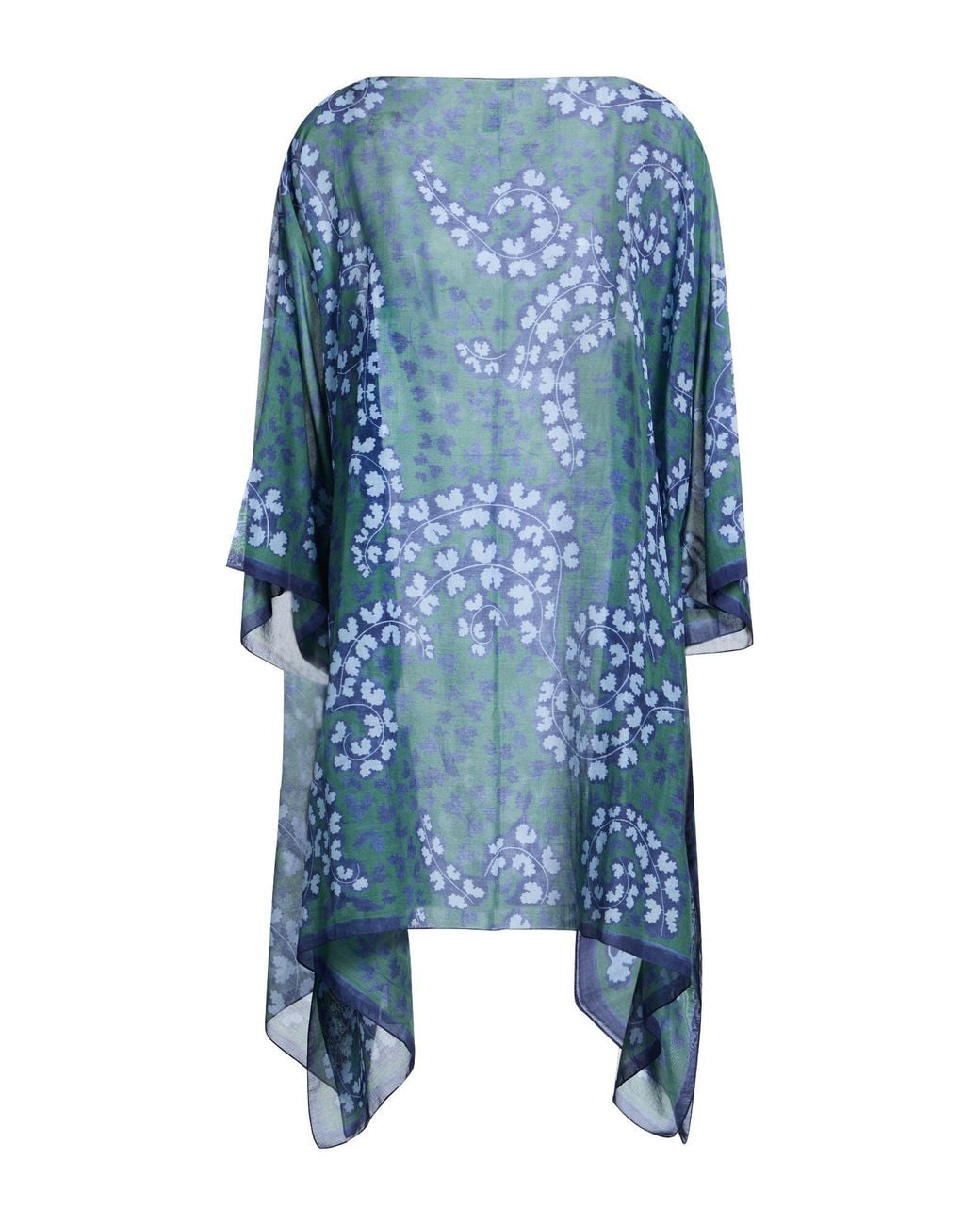 Lanvin Blue Top Cotton, Silk