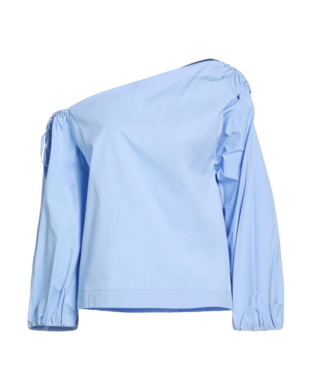 Semicouture Blue Top Cotton, Elastane