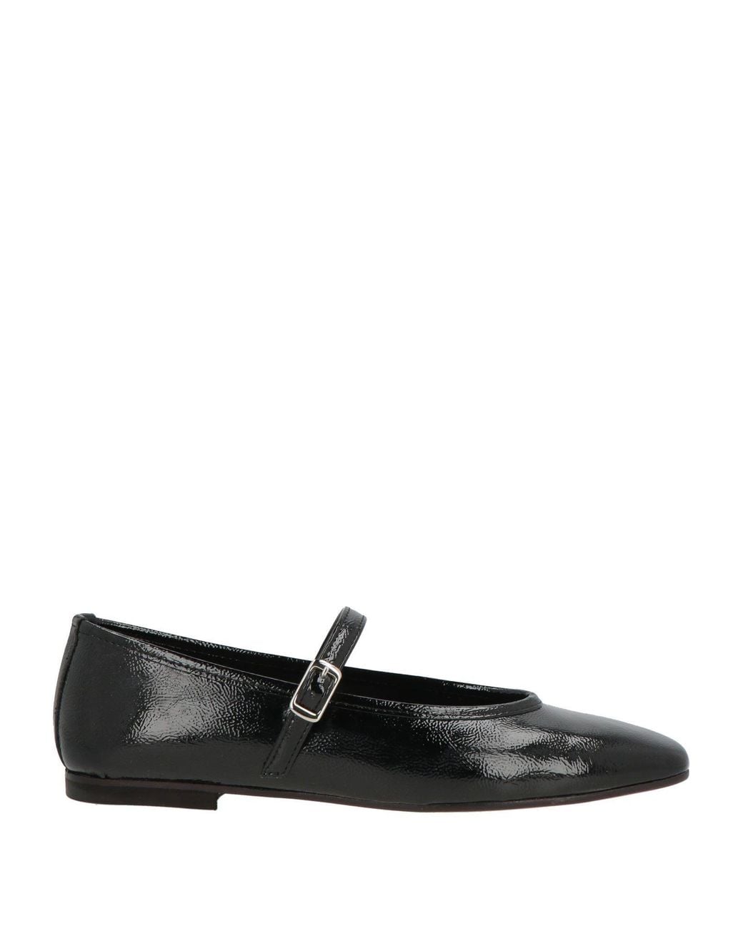 Nila & Nila Black Ballet Flats Leather