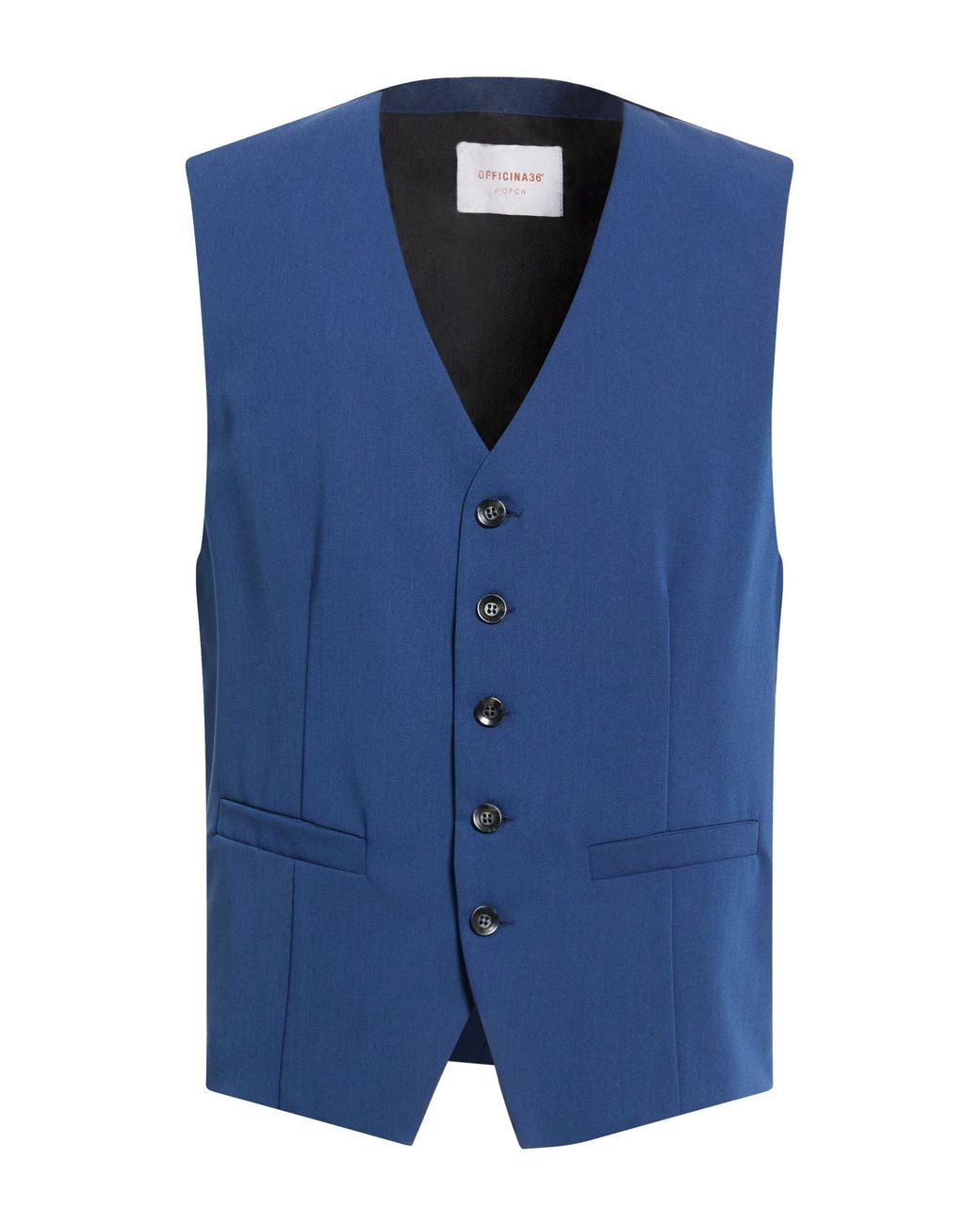 Officina 36 Blue Waistcoat for men