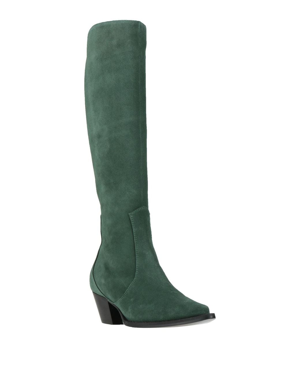 Alberta Ferretti Green Boot Leather