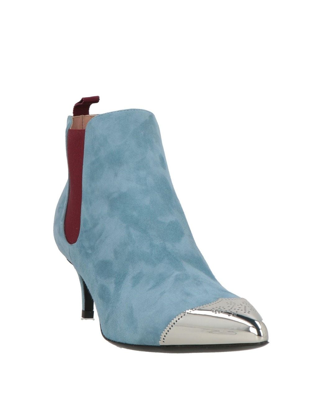 Pollini Blue Ankle Boots