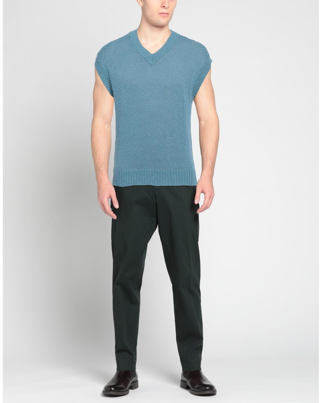 Roberto Collina Blue Sweater for men