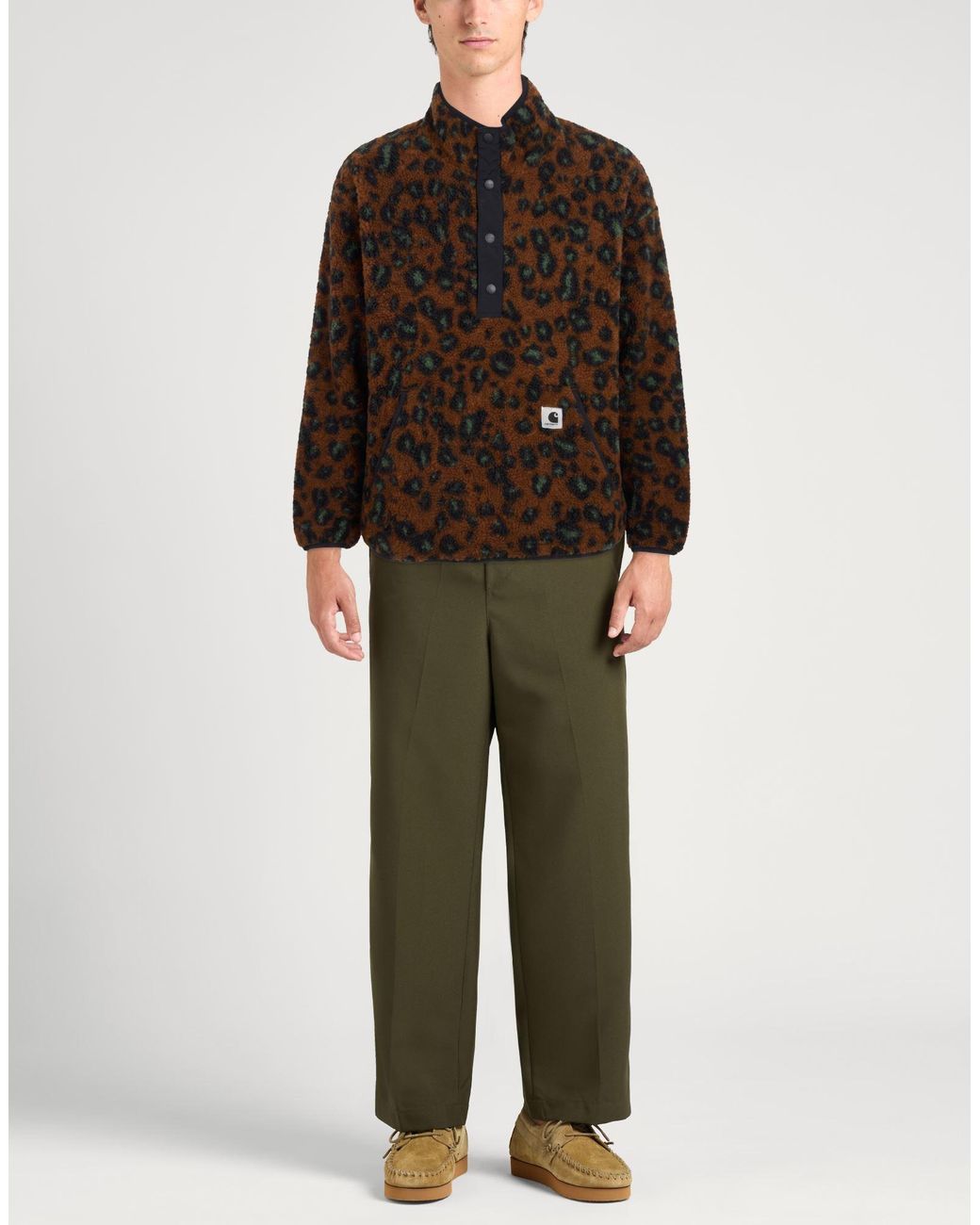 Carhartt Brown Camel Sweatshirt Polyester for men