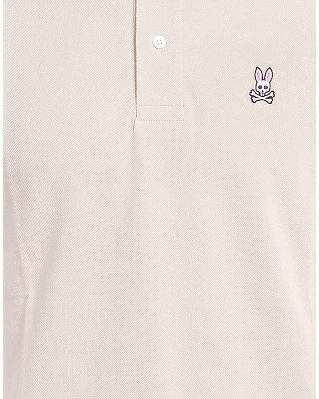 Psycho Bunny Polo Shirt in White for Men | Lyst
