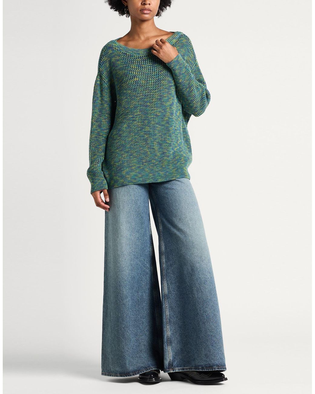 Missoni Green Dark Sweater Cotton, Polyester