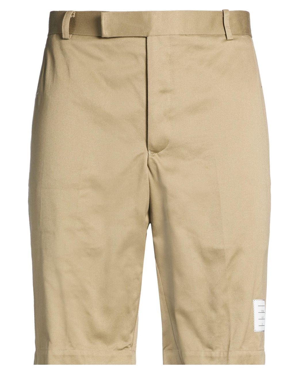 Thom Browne Natural Khaki Shorts & Bermuda Shorts Cotton for men