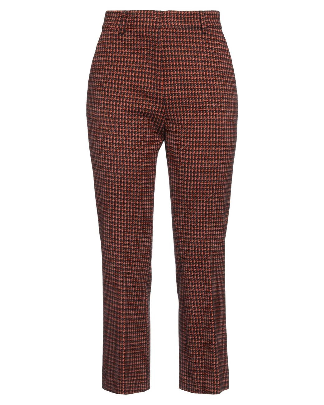 EMMA & GAIA Red Pants Polyester, Cotton, Polyamide, Elastane
