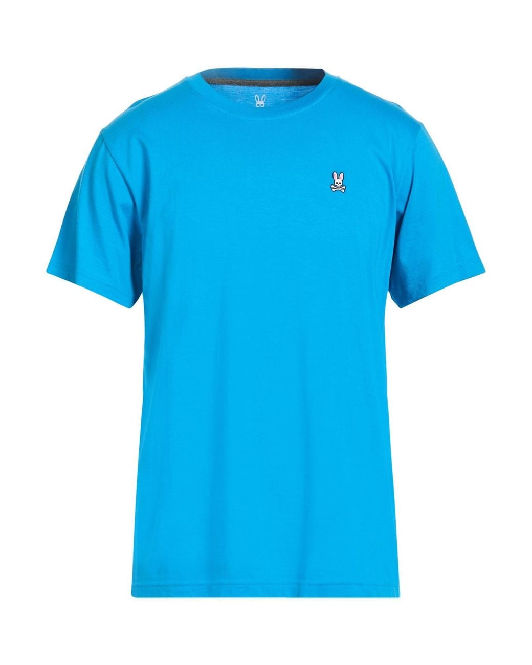 Psycho Bunny Blue T-Shirt Pima Cotton for men