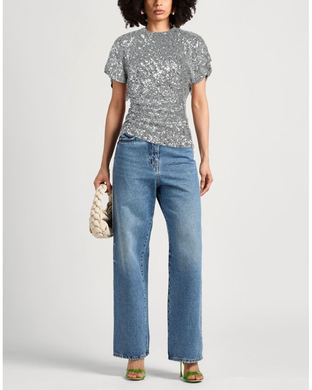 Top Rabanne de color Gray